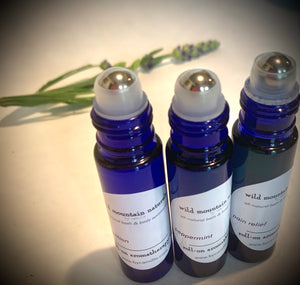 Roll-on aromatherapy oils